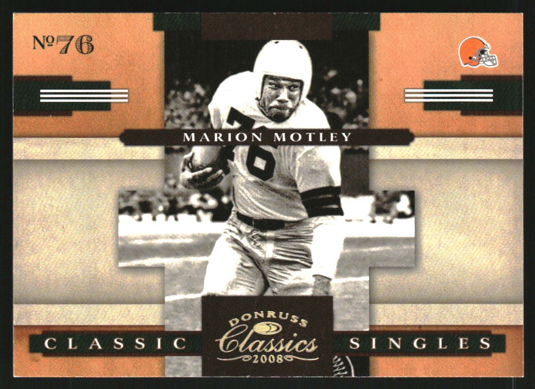 2008 Donruss Classics Classic Singles Gold #12 Marion Motley