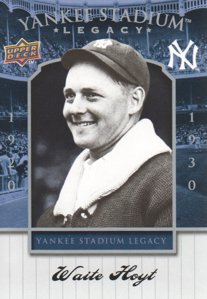 2008 Upper Deck Yankee Stadium Legacy Collection Box Set 5 Waite Hoyt