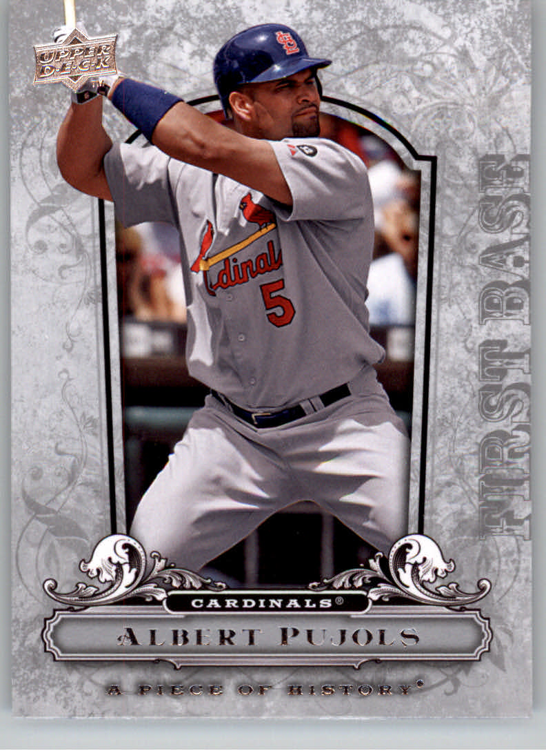 2008 UD A Piece of History Silver #88 Albert Pujols