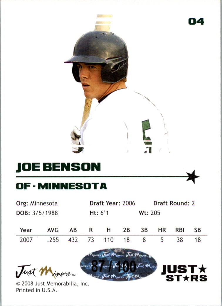 2008 Just Baseball Card Pick (Inserts) - Picture 11 of 27