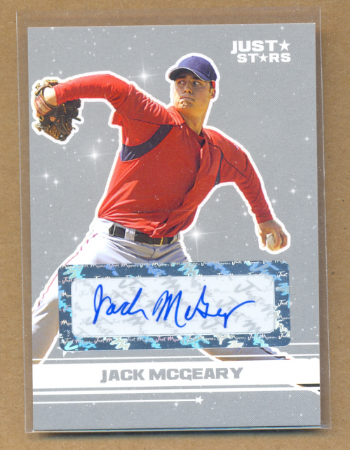 2008 Just Stars Autographs Silver #18 Jack McGeary