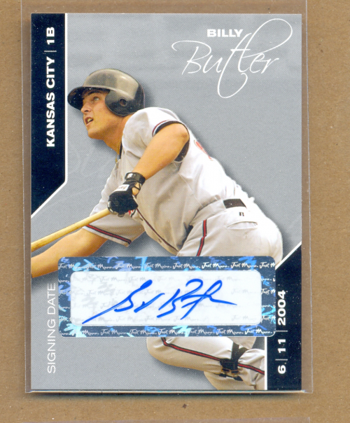2008 Just Signing Date Autographs Silver #9 Billy Butler
