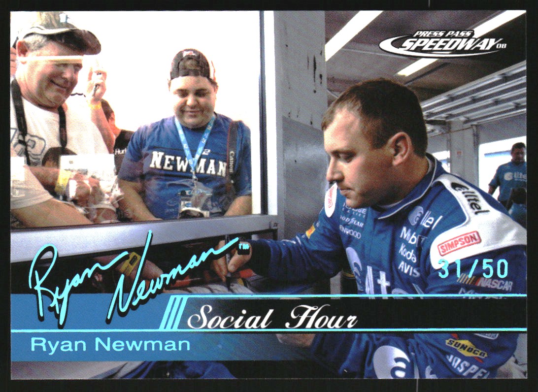 2008 Press Pass Speedway Holofoil #H60 Ryan Newman SH