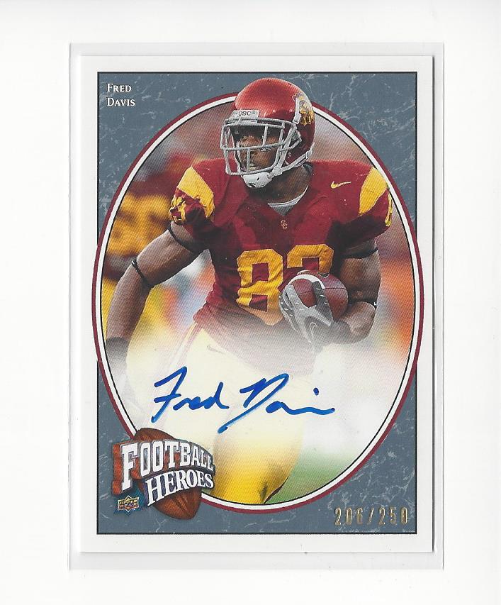 2008 Upper Deck Heroes Autographs Blue #145 Fred Davis/250