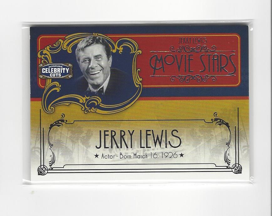 2008 Americana Celebrity Cuts Movie Stars #JL Jerry Lewis