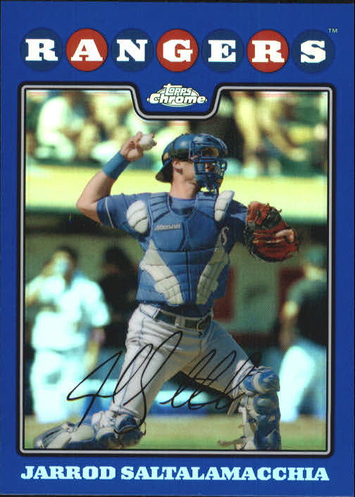 2008 Topps Chrome Blue Refractors #103 Jarrod Saltalamacchia