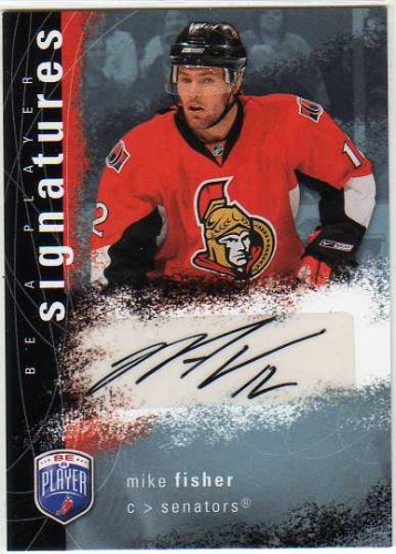 2007-08 Be A Player Signatures #SFI Mike Fisher