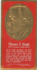 1965 Topps Presidents and Famous Americans #18 Ulysses S. Grant
