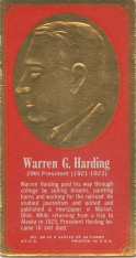 1965 Topps Presidents and Famous Americans #28 Warren G. Harding