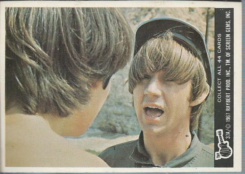 1966 Donruss The Monkees Color Series A #37A Peter Tork