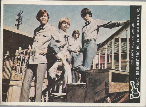 1966 Donruss The Monkees Color Series A #42A The Monkees