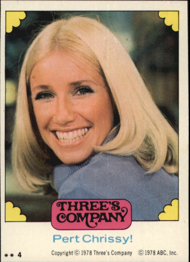 1978 Topps Three's Company #4 Pert Chrissy