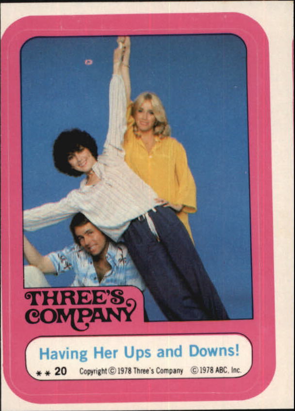 1978 Topps Three's Company #20 Having Her Ups And Downs