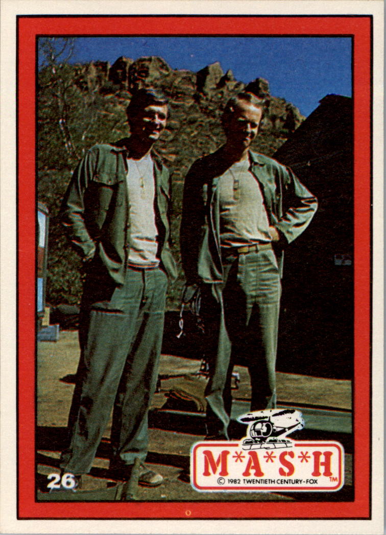 1982 Donruss M.A.S.H. #26 BJ and Hawkeye