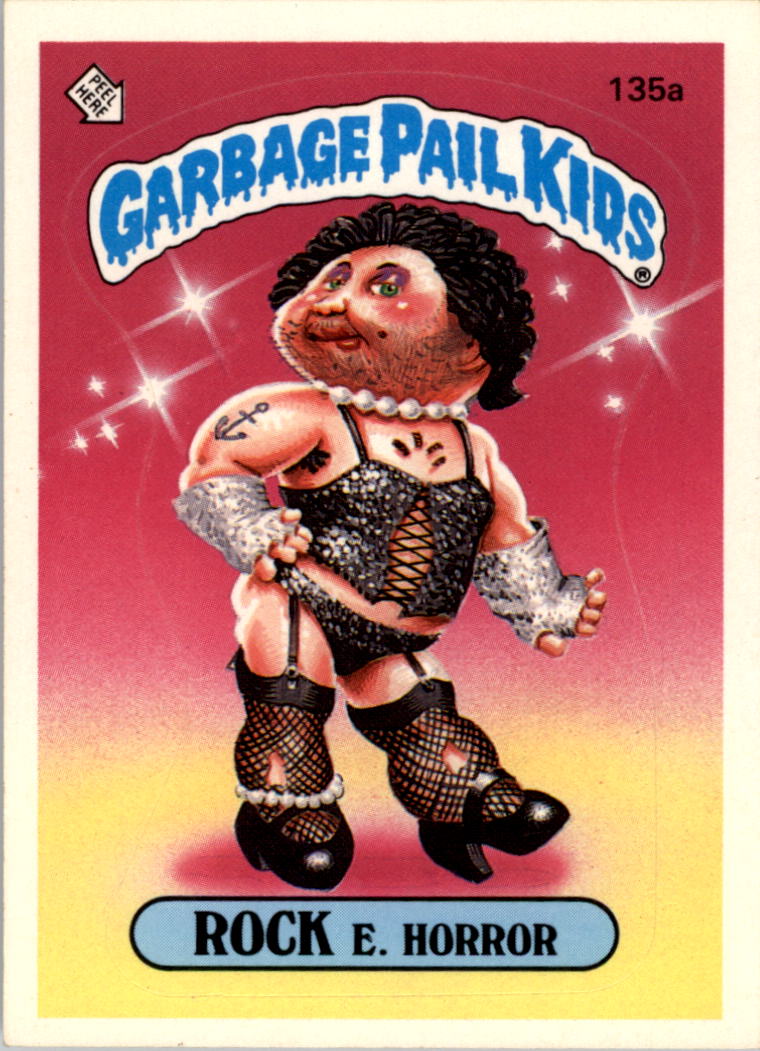 1986 Garbage store Pail Kids Rocky N Roll PSA