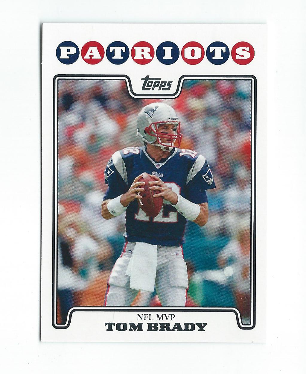 2008 Topps #328 Tom Brady MVP