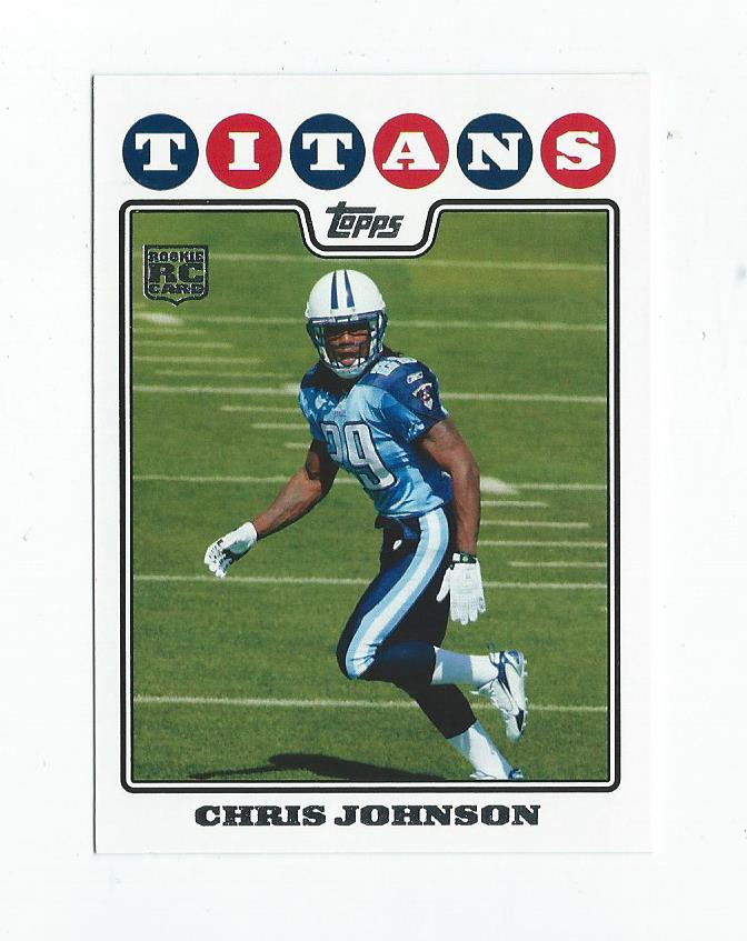 2008 Topps #351 Chris Johnson RC