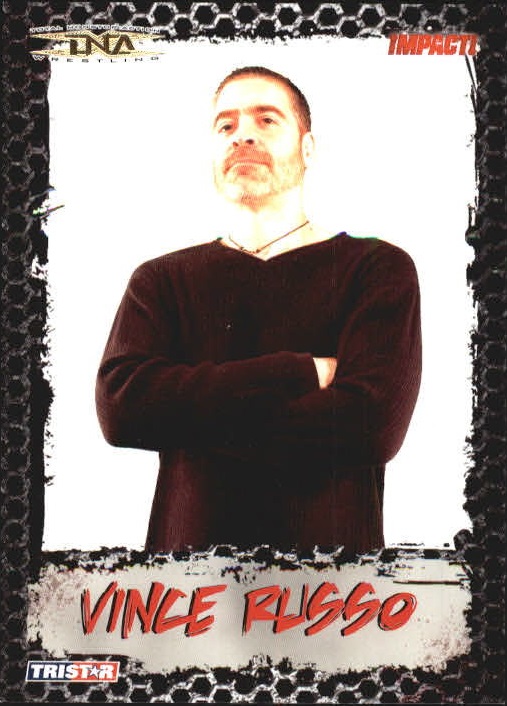 2008 TRISTAR TNA Impact Gold #56 Vince Russo