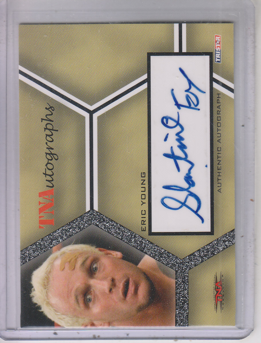 2008 TRISTAR TNA Impact Autographs Silver #AEY Eric Young