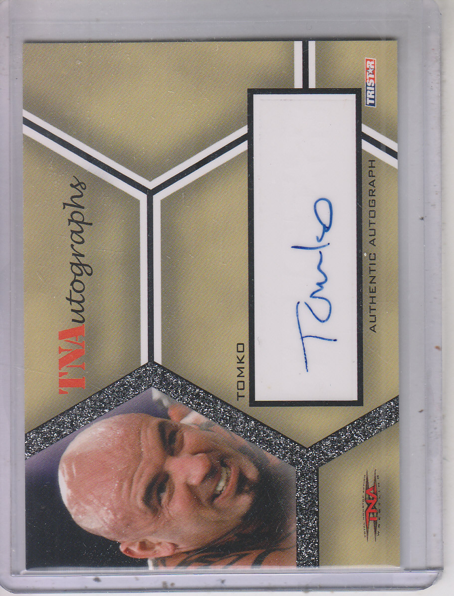 2008 TRISTAR TNA Impact Autographs Silver #AT Tomko