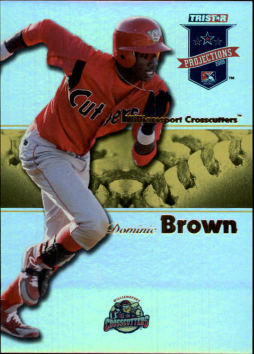 2008 TRISTAR PROjections Reflectives Yellow #231 Dominic Brown