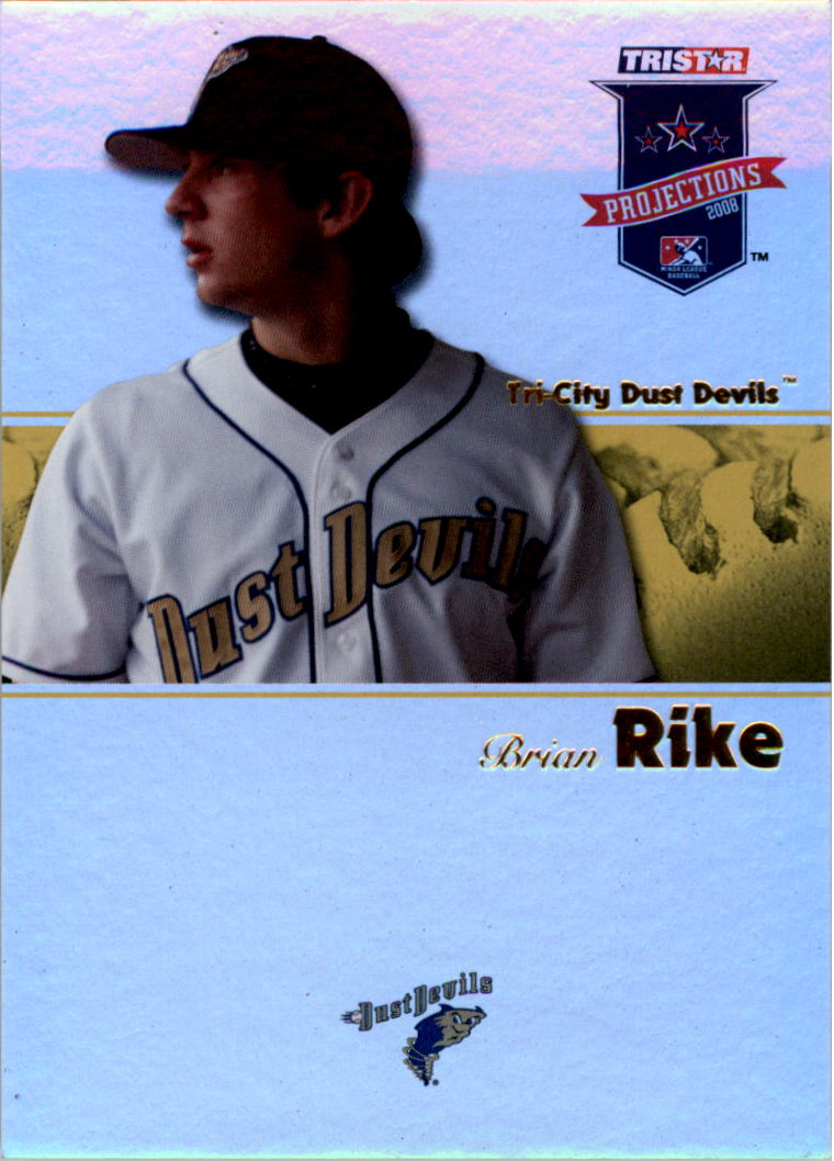 2008 TRISTAR PROjections Reflectives Yellow #318 Brian Rike