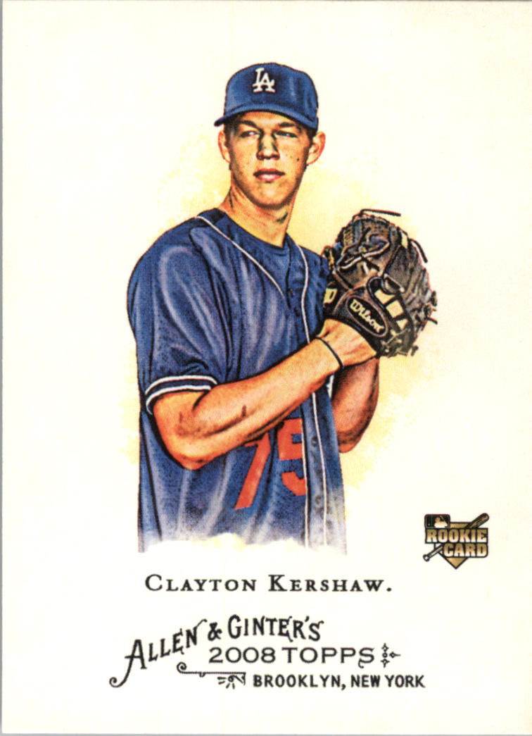 2008 Topps Allen and Ginter #72 Clayton Kershaw RC