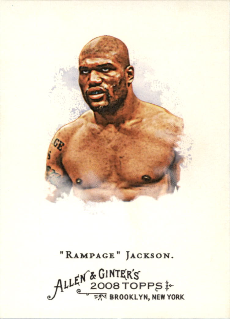 2008 Topps Allen and Ginter #189 Rampage Jackson