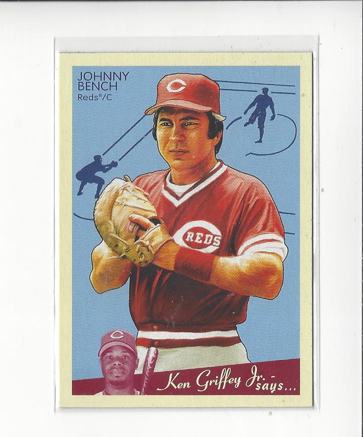 Johnny Bench cards (1988-2023) Reds - You Choose