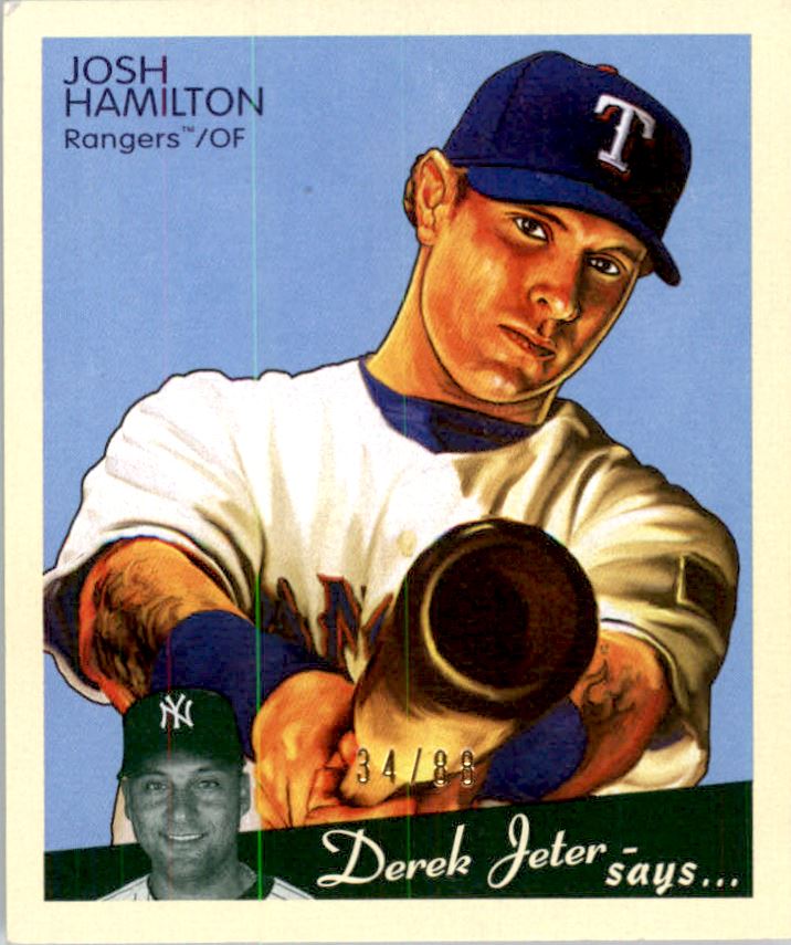 2008 Upper Deck Goudey Mini Green Backs #186 Josh Hamilton