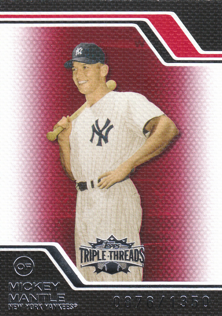2008 Topps Triple Threads #7 Mickey Mantle