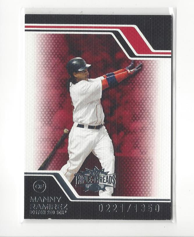2008 Topps Triple Threads #57 Manny Ramirez