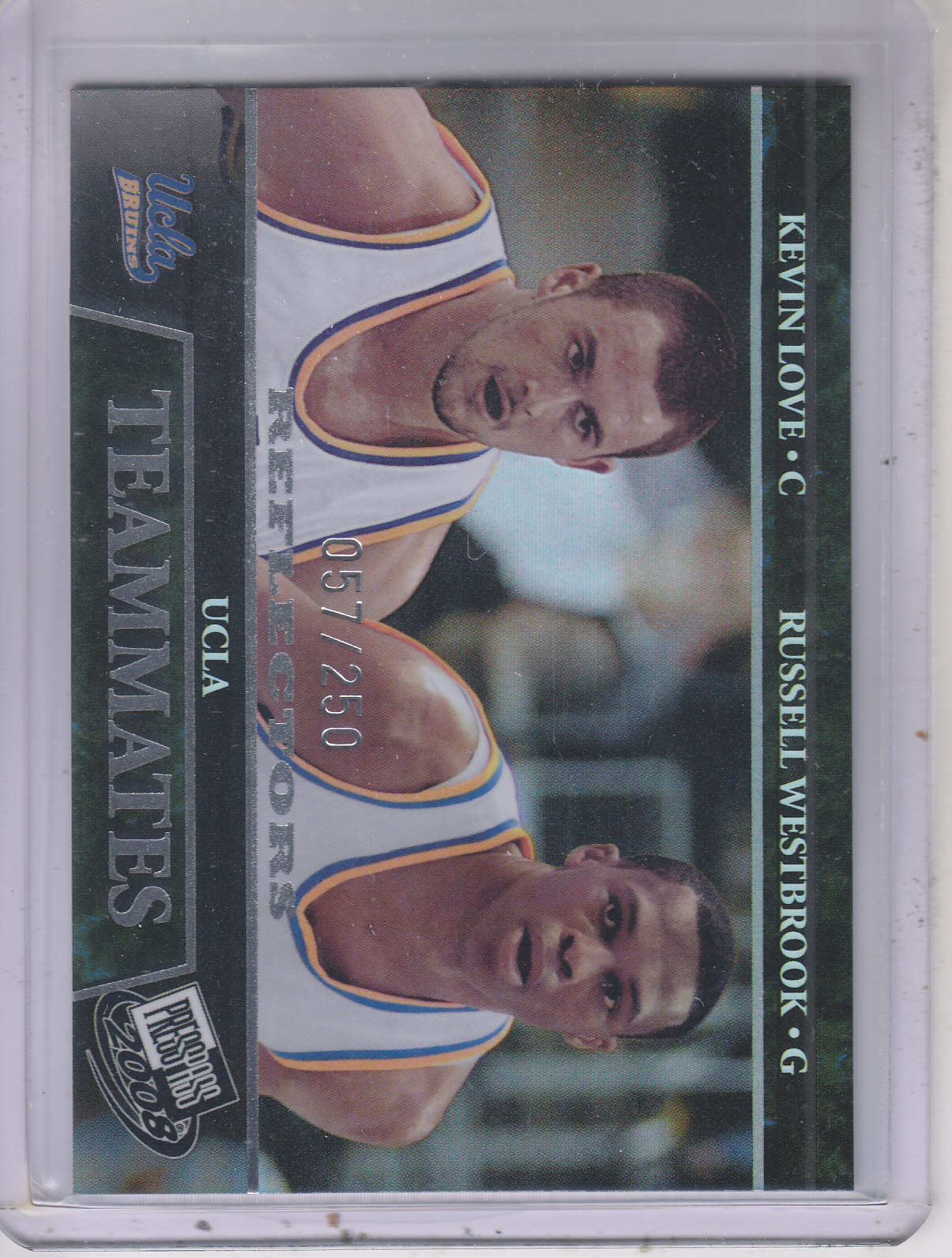 2008 Press Pass Reflectors Holofoil #56 Kevin Love/Russell Westbrook