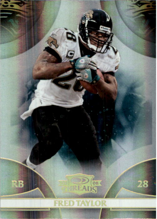 2008 Donruss Threads Gold Holofoil #62 Fred Taylor