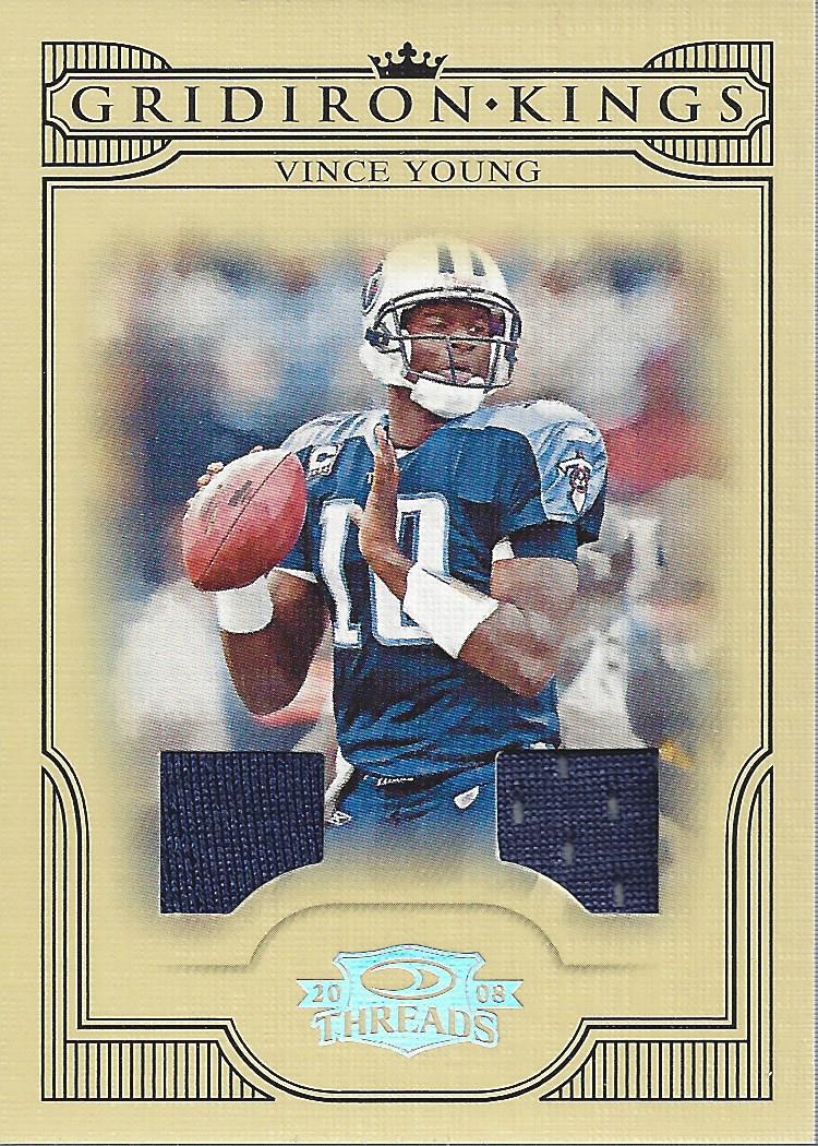 2008 Donruss Threads Pro Gridiron Kings Materials #15 Vince Young