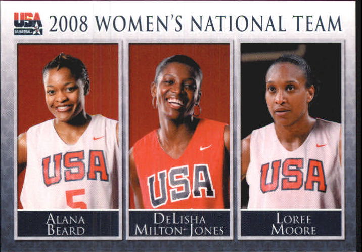 2008 WNBA USAB Womens National Team #USAB6 Alana Beard/Delisha Milton-Jones/Loree Moore