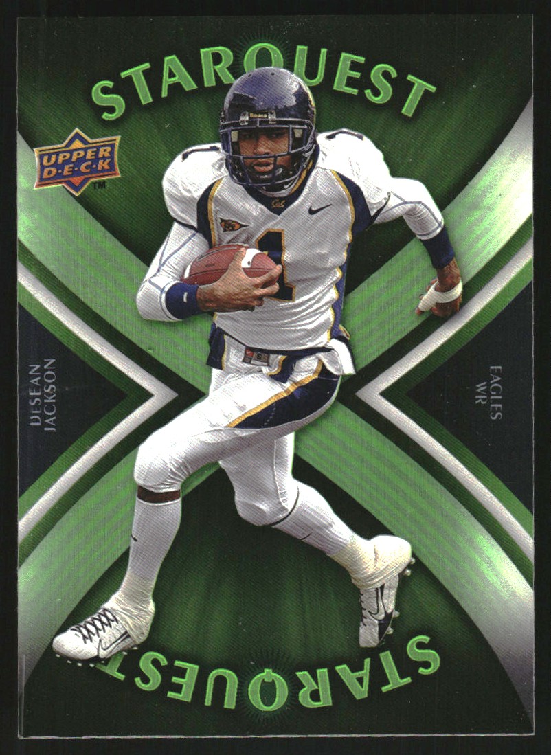 2008 Upper Deck StarQuest Rainbow Green #SQ9 DeSean Jackson