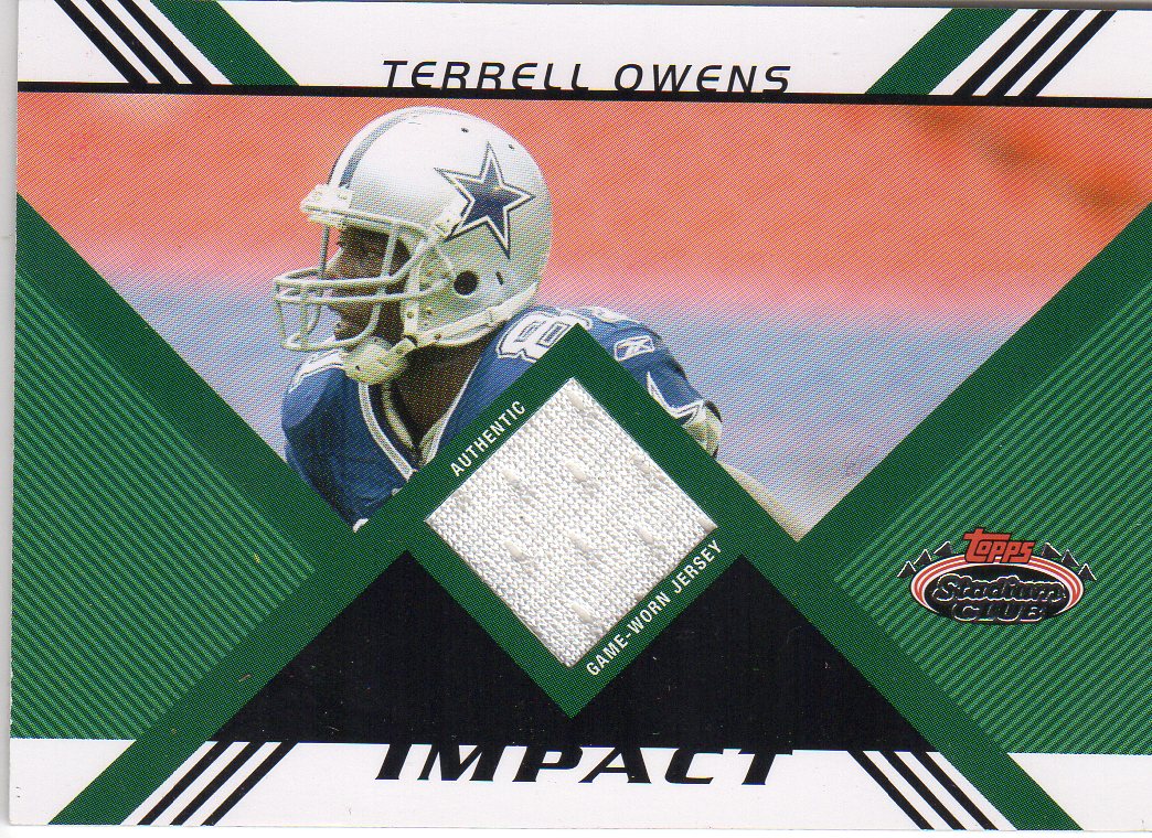 2008 Stadium Club Impact Relics #IRTO Terrell Owens/549