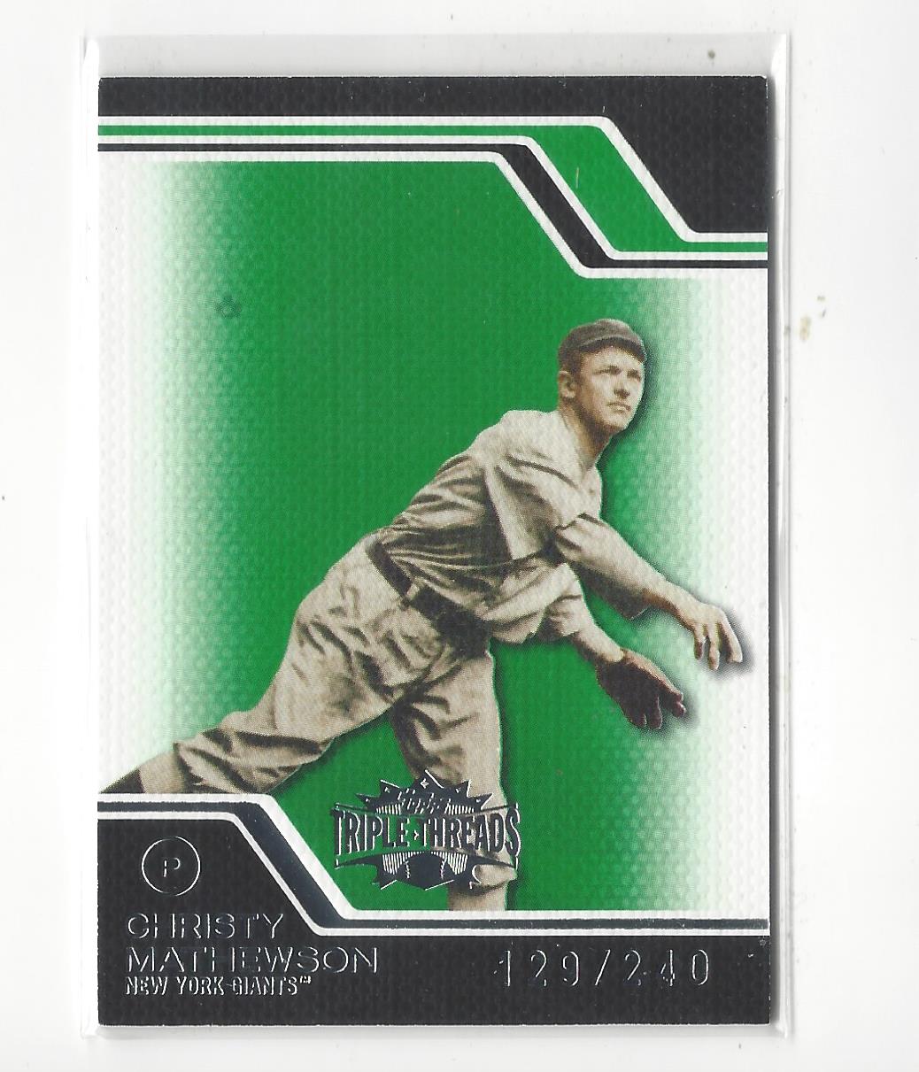 2008 Topps Triple Threads Emerald #230 Christy Mathewson