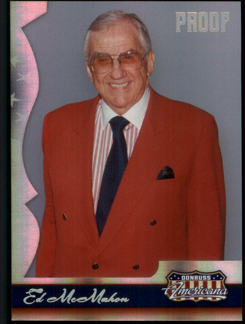 Americana (2007 Donruss) "Proofs" Parallel Cards - Picture 8 of 13