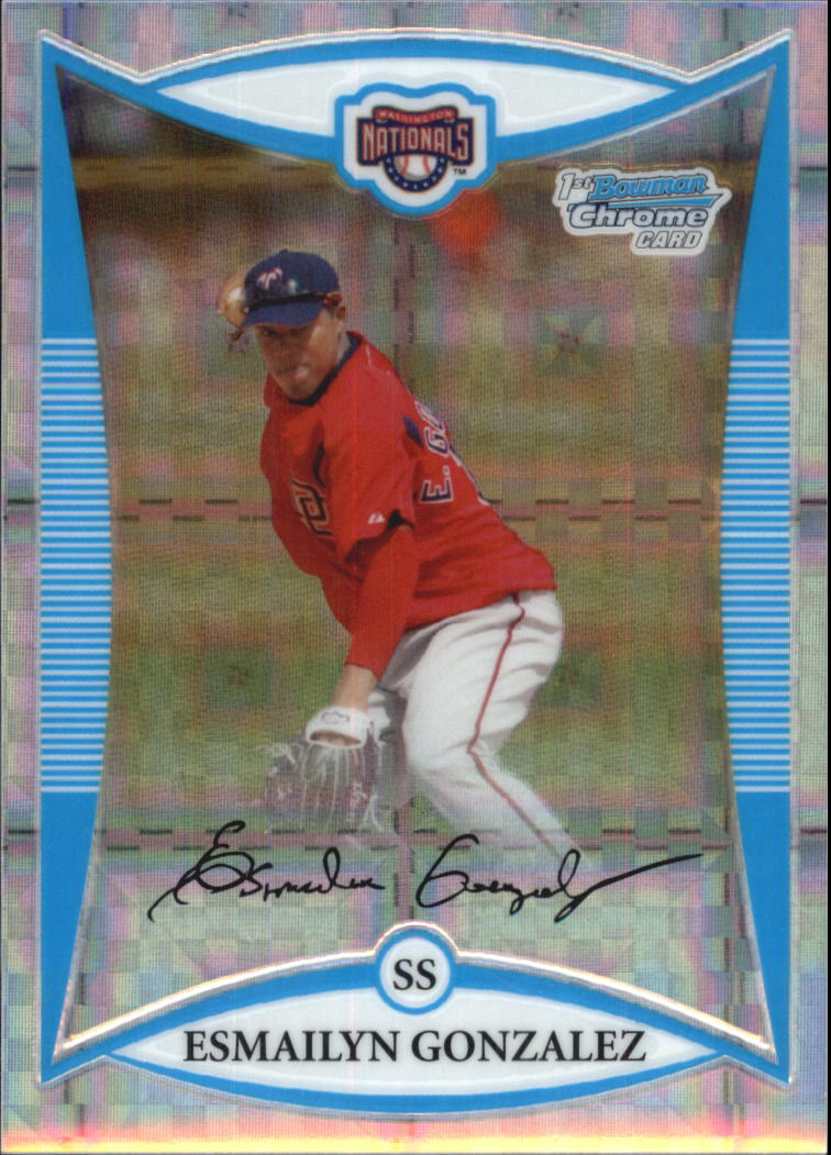 2008 Bowman Chrome Prospects X-Fractors #BCP177 Esmailyn Gonzalez