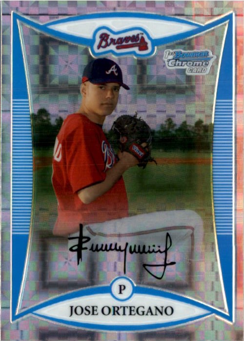 2008 Bowman Chrome Prospects X-Fractors #BCP198 Jose Ortegano