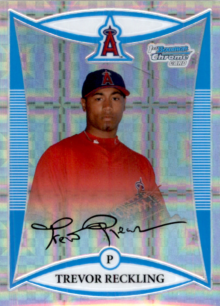 2008 Bowman Chrome Prospects X-Fractors #BCP228 Trevor Reckling