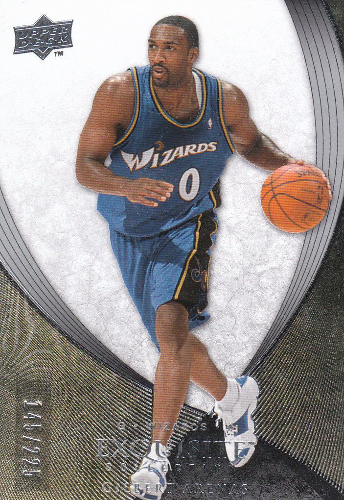 2007-08 Exquisite Collection #11 Gilbert Arenas
