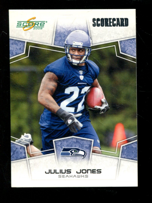 2008 Score Scorecard #289 Julius Jones