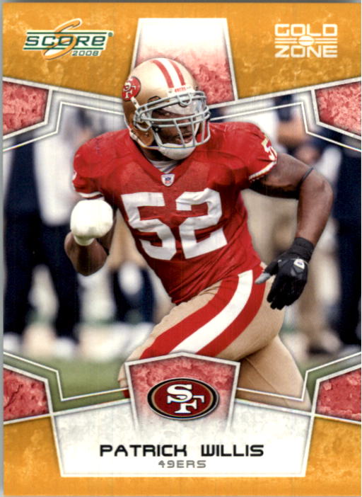 2008 Score Gold Zone #276 Patrick Willis - NM-MT