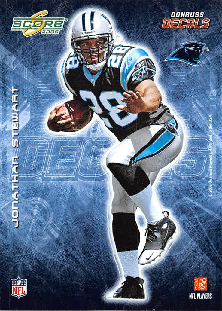 2008 Score Player Decals #27 Jonathan Stewart