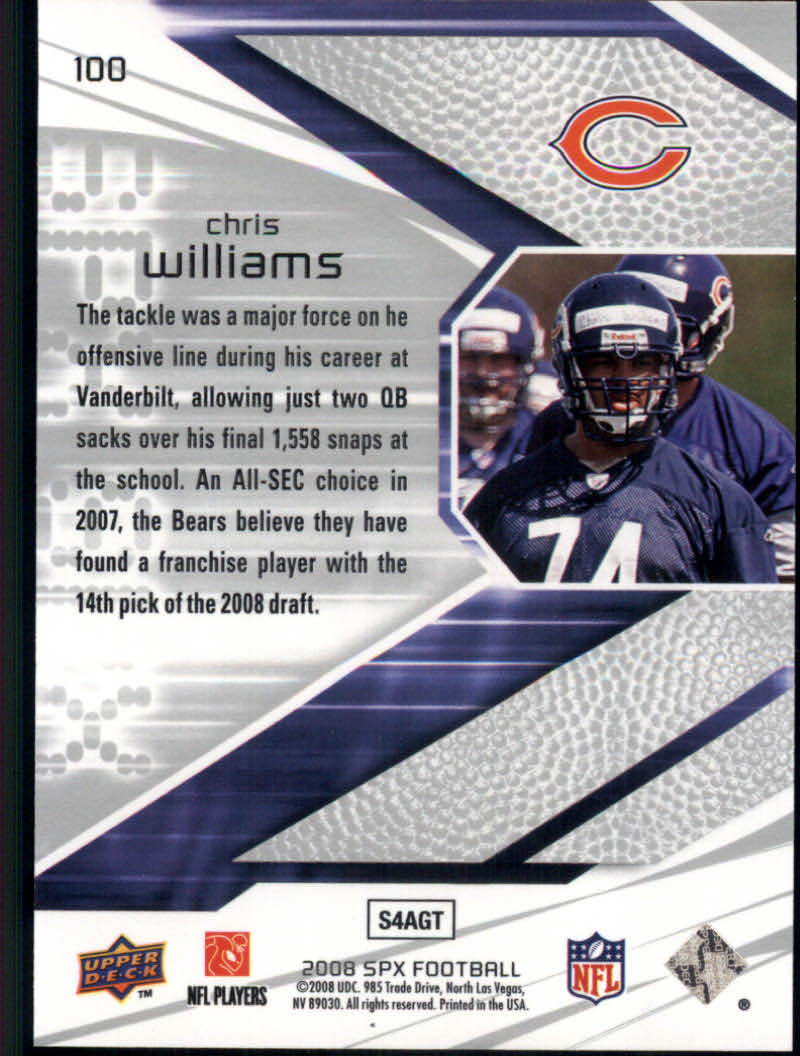 2008 SPx (Upper Deck) Football Cards - Picture 51 of 60