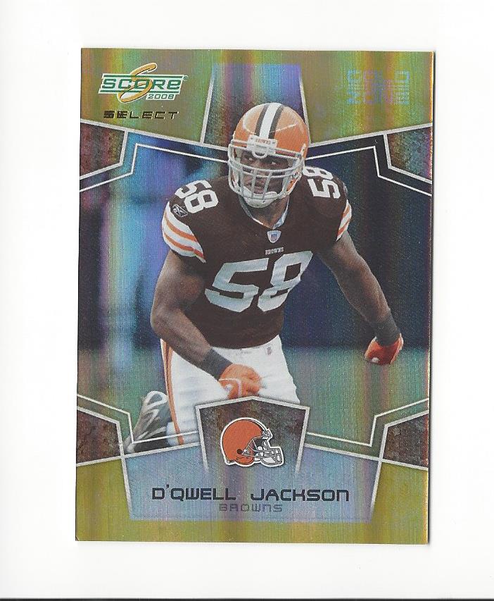 2008 Select Gold Zone #74 D'Qwell Jackson