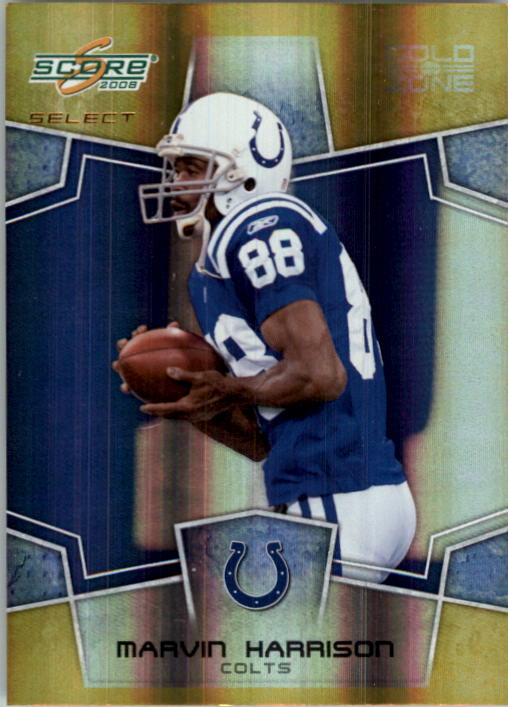 2008 Select Gold Zone #129 Marvin Harrison